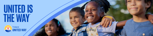 Email 1 header image - United is the Way written over a light blue background with a picture of smiling kids walking arms around each other 