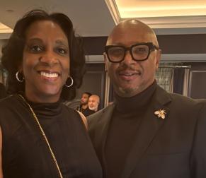 A headshot of Marcus Stevenson & Karen Parson 